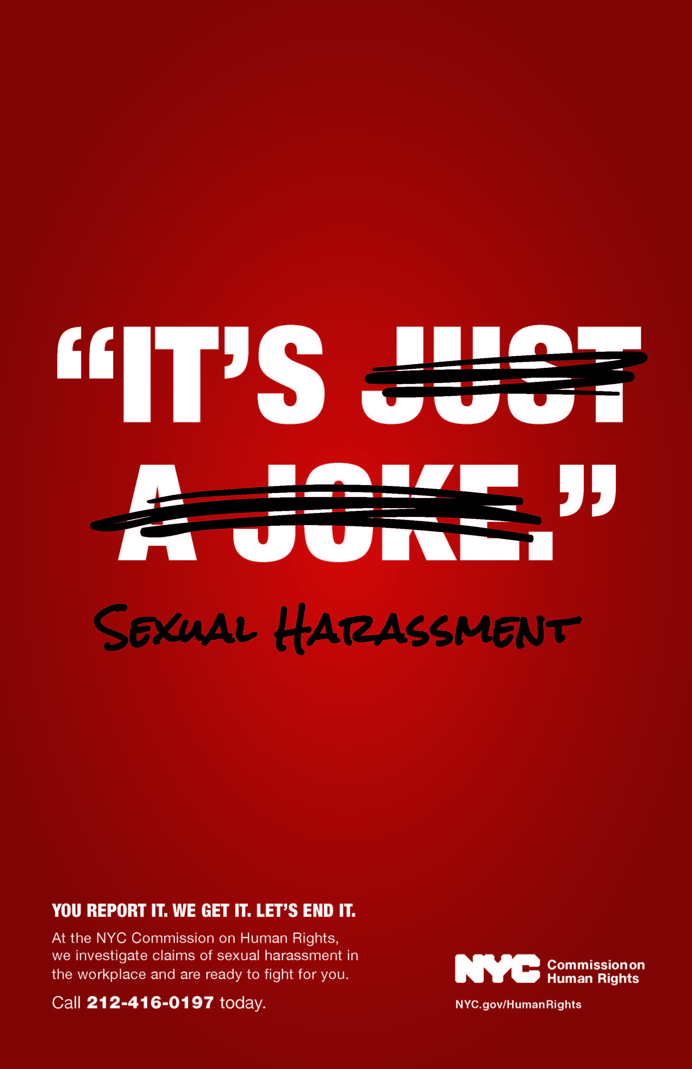 harassment sexual nyc workplace rights human campaign joke hi advertisements resolution