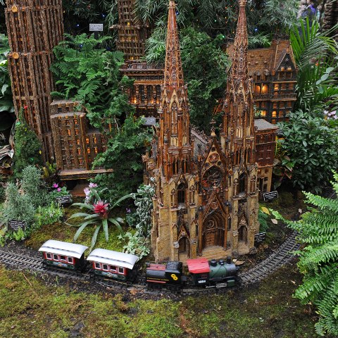 New York Botanical Garden Holiday Train Show Events City Of