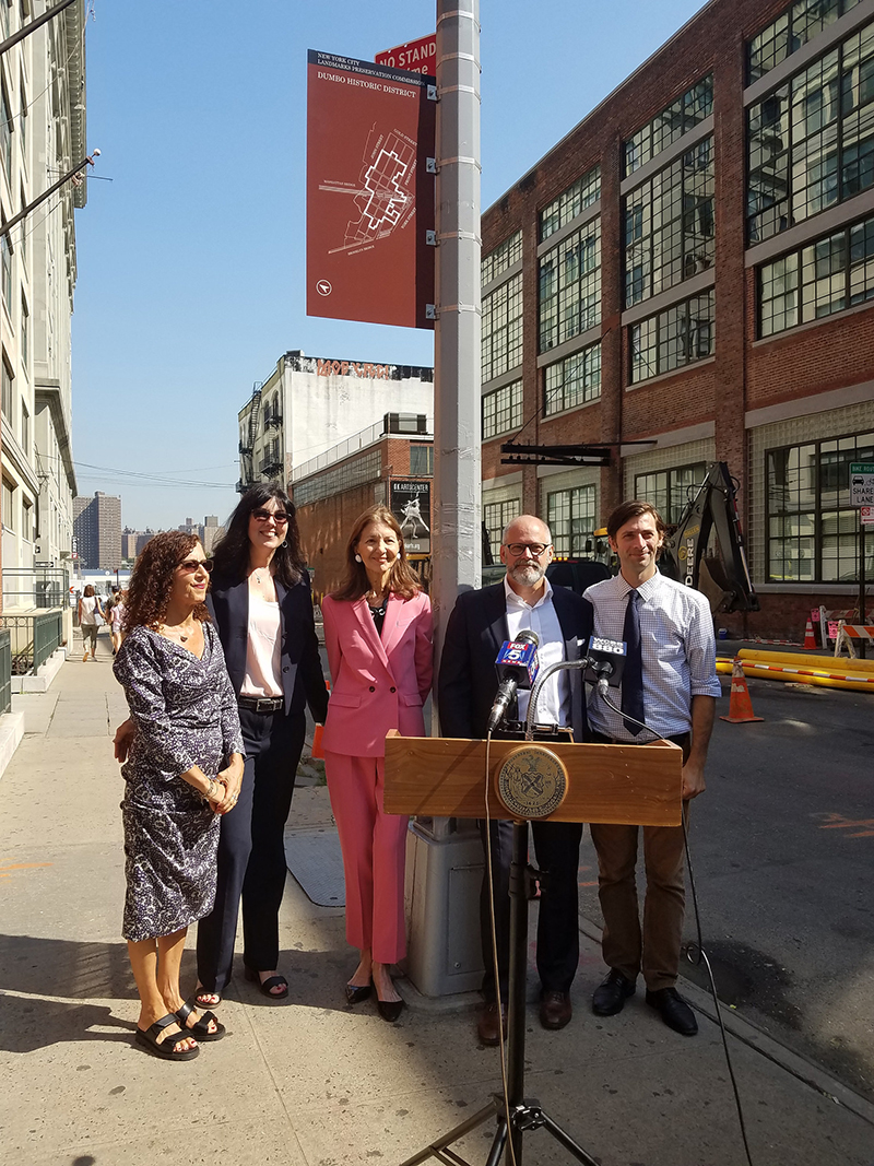 Historic District Marker Unveiled in DUMBO