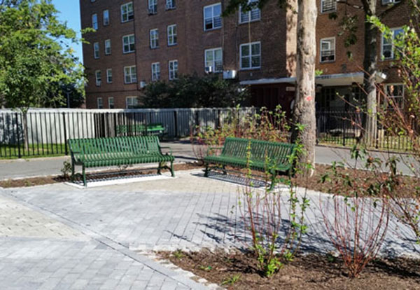 New stormwater-friendly walkways and plazas also deliver cleaner waterways