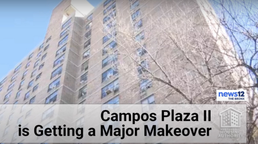 News12: NYCHA's Campos Plaza II in Alphabet City getting a $122.6 M renovation