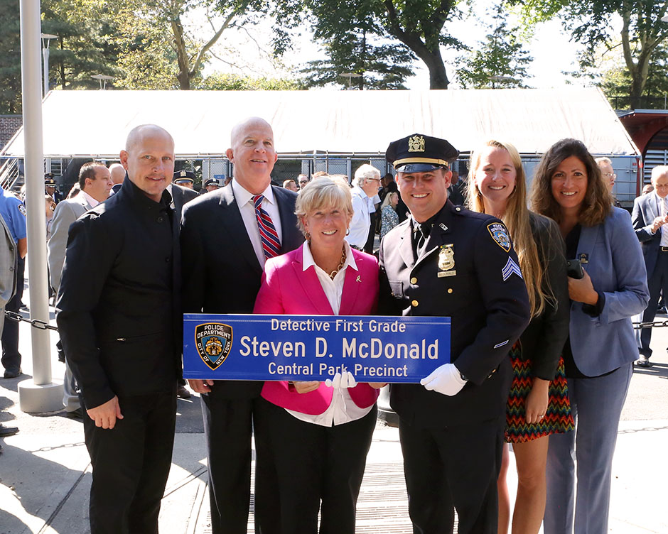 Street dedication honoring Det. Steven McDonald
