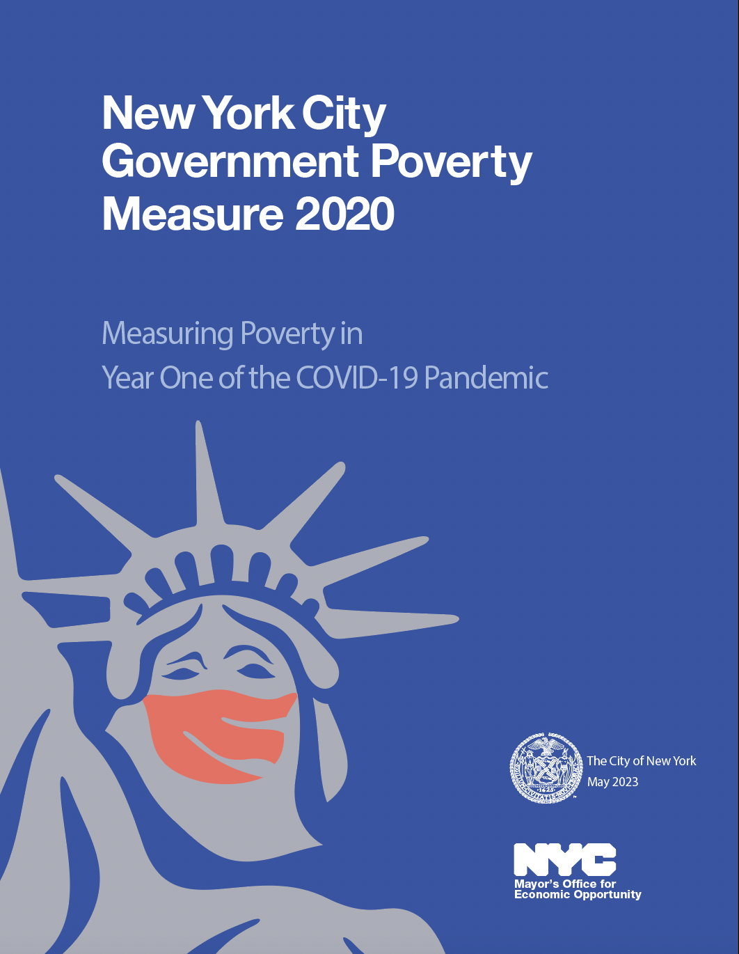 Cover of the NYC Government Poverty Measure 2005-2019 Report