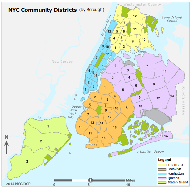 Manhattan City Council District Map