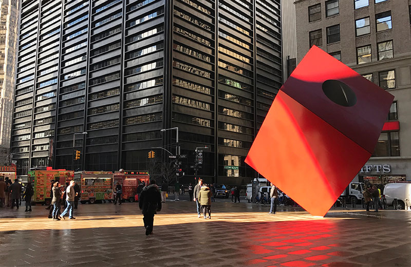 Artwork: Noguchi Cube at 140 Broadway
