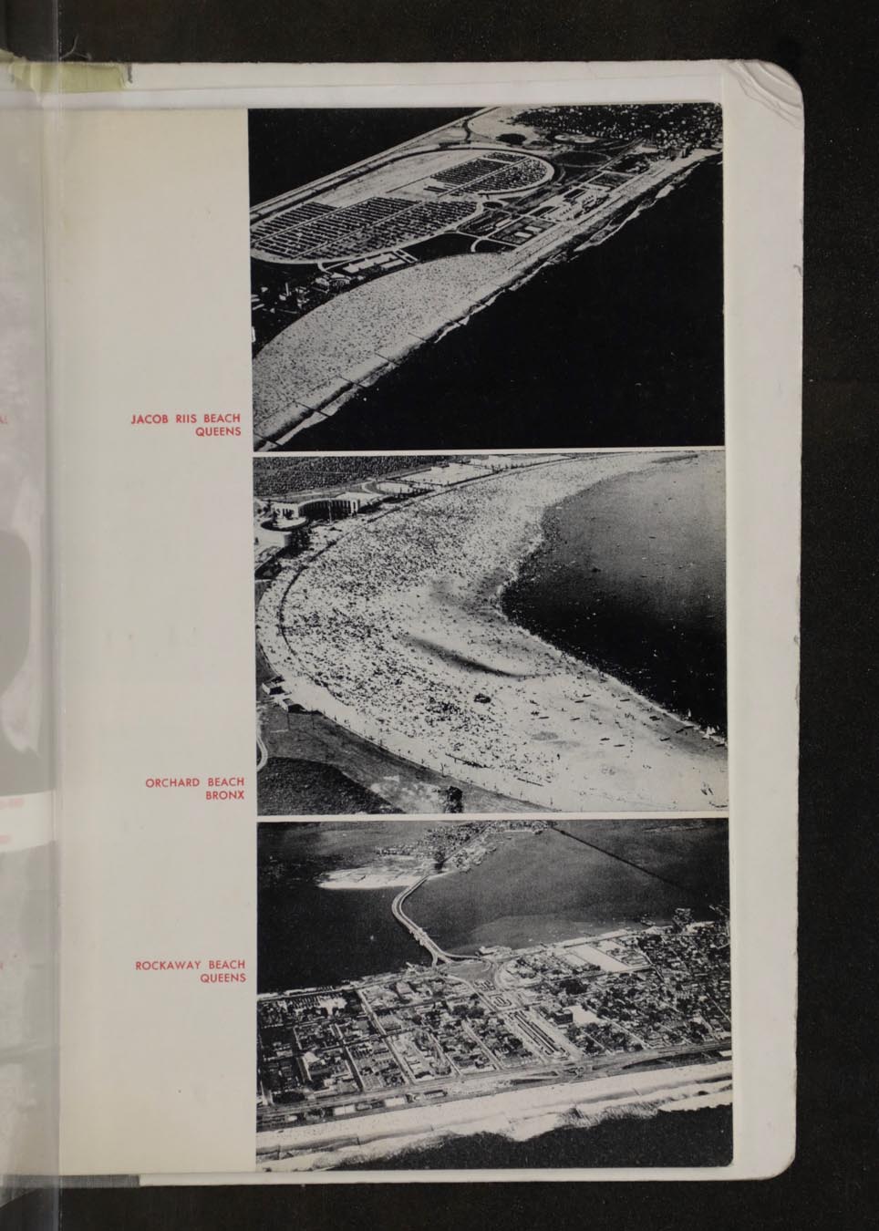 Page from the 1962 NYC Dpartment of Parks Annual Report.