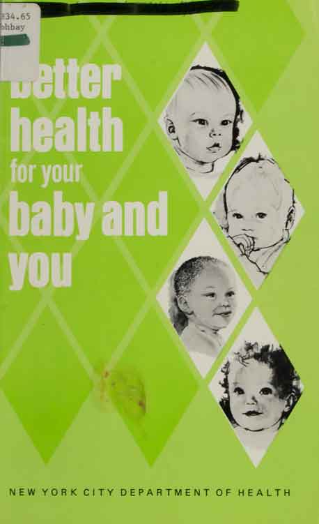 Cover of 'Better Health for your baby and you' published in 1975.