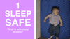 Baby sleeping with purple background on the left side with text that reads: 1, Safe Sleep, what is safe sleep anyway?