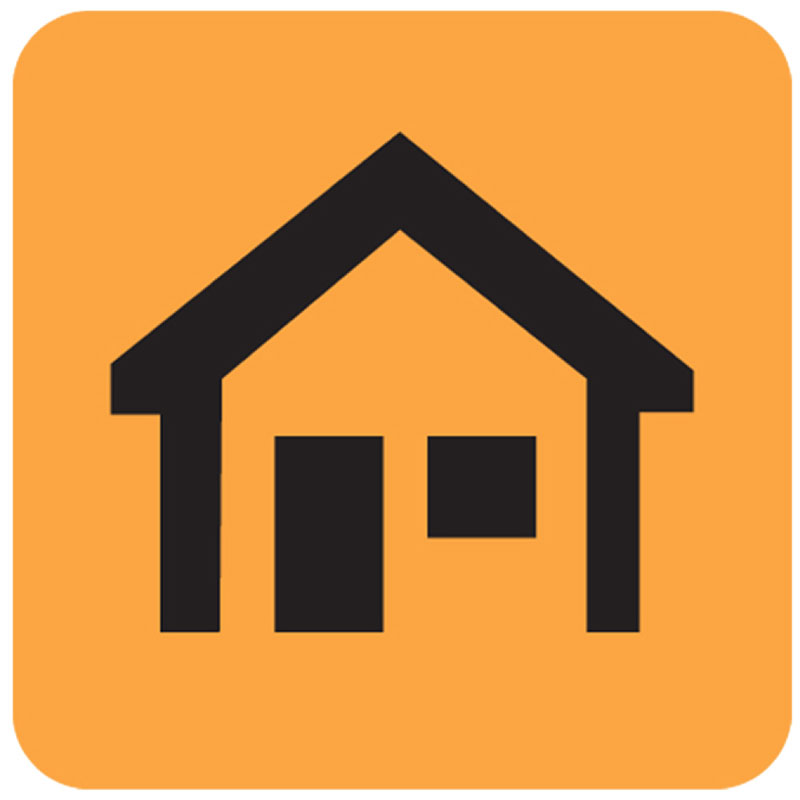 Title is Housing with orange image displaying a home