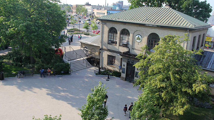 Aerial view of Westchester Square
                                           