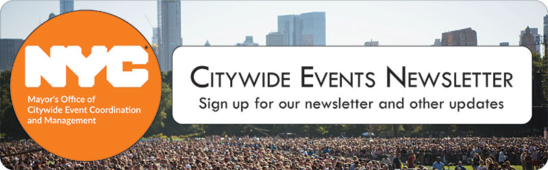Citywide Events Newsletter - Sign up for our newsletter and other updates