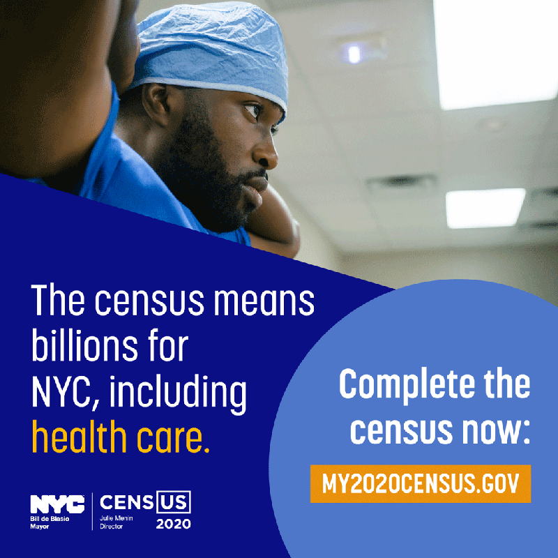 The census means billions for NYC, includingt health care.