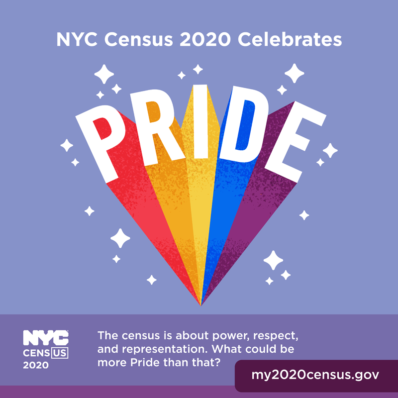 NYC Census 2020 Celebrates Pride