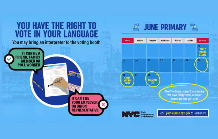 June Primary Voting Calendar
                                           