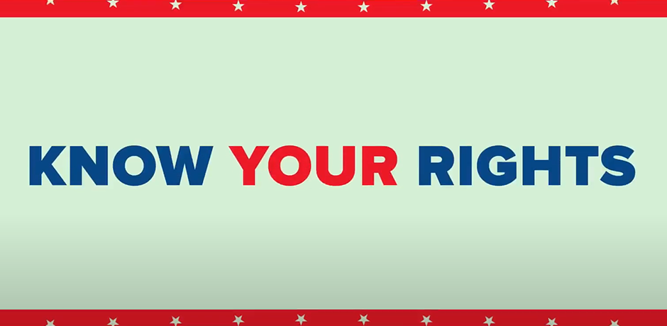 Know Your Rights Video Cover Graphic