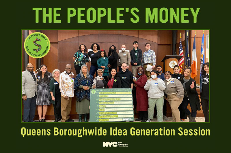 The People's Money, Queens Boroughwide Idea Generation Session
