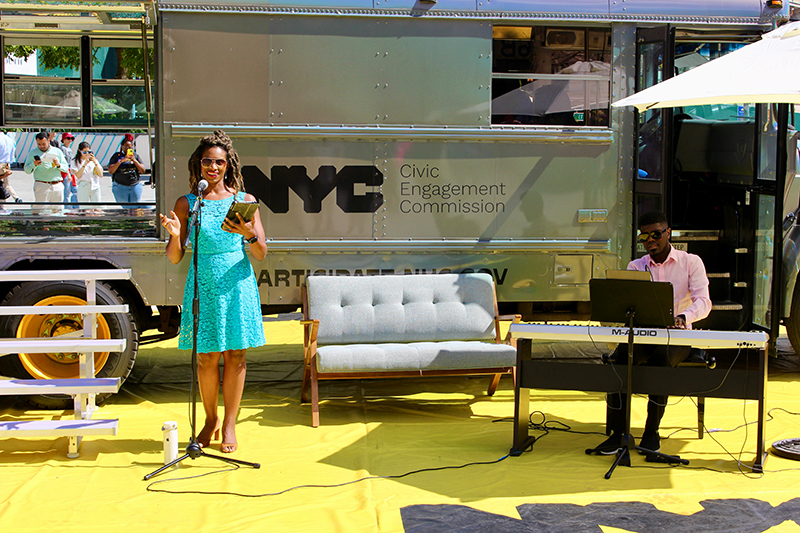Photo of The Dream Unfinished performing in Union Square Park