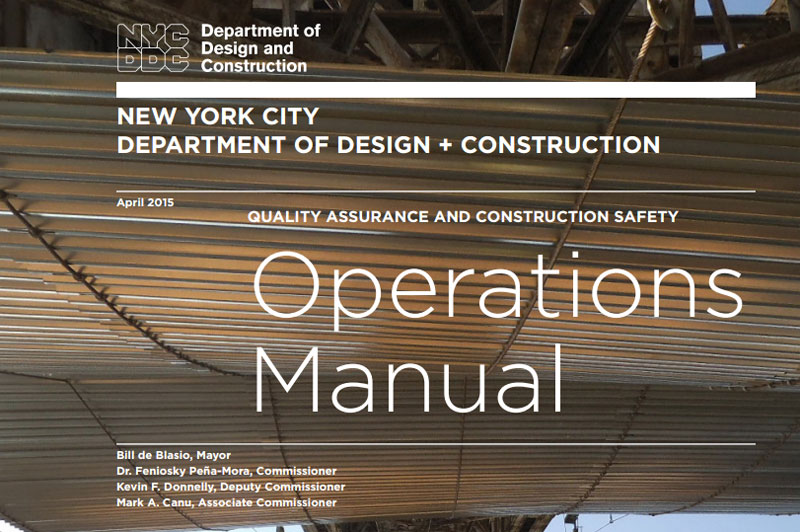 Cover for the Quality Assurance Operations Manual.