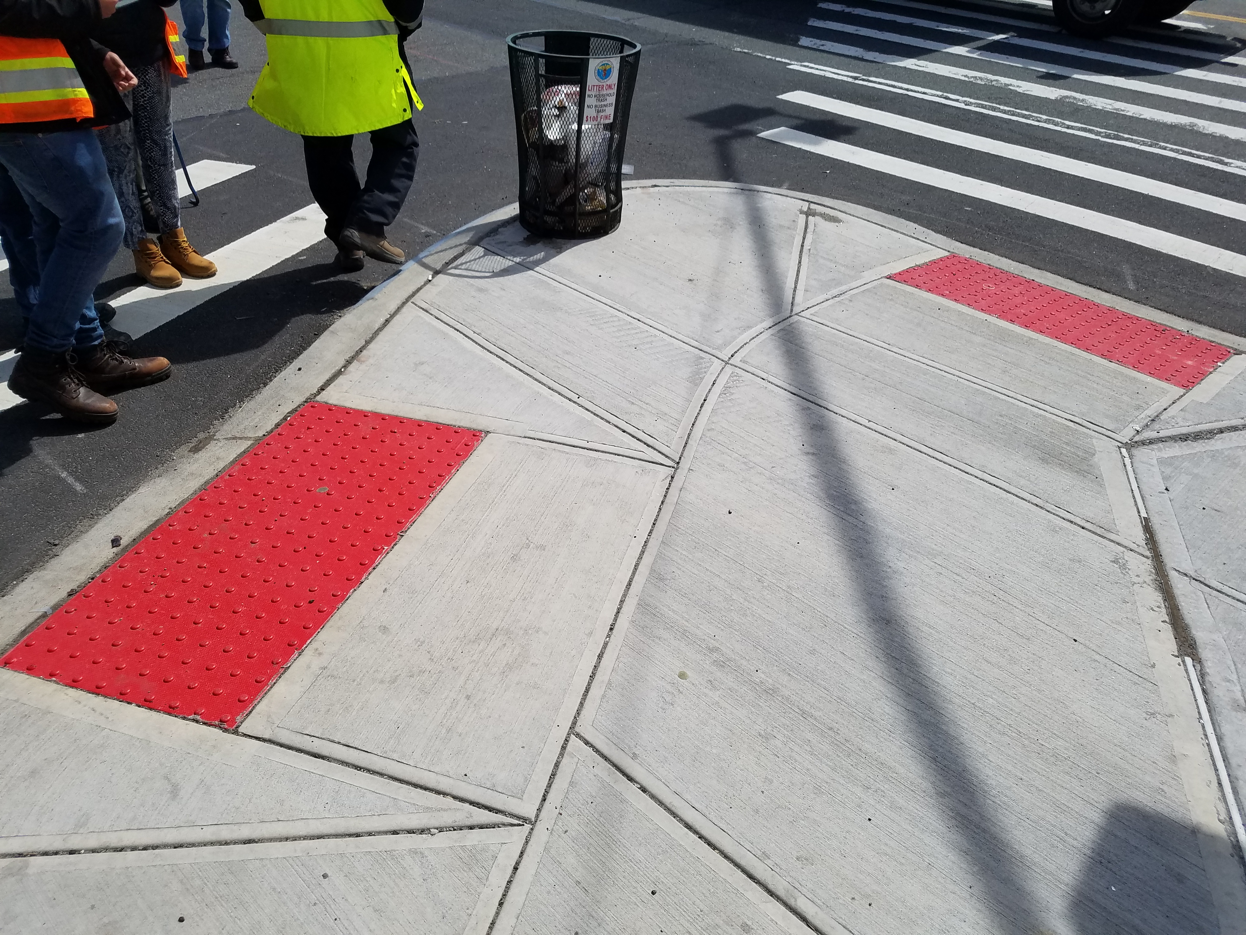 Pedestrian ramps found on corners of NYC streets are ADA compliant