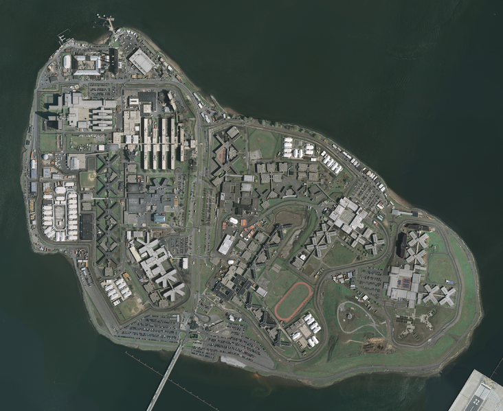 Rikers Island Aerial Shot from the USGS