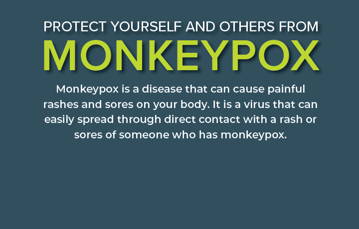 Protect yourself and others from monkeypox.
                                           