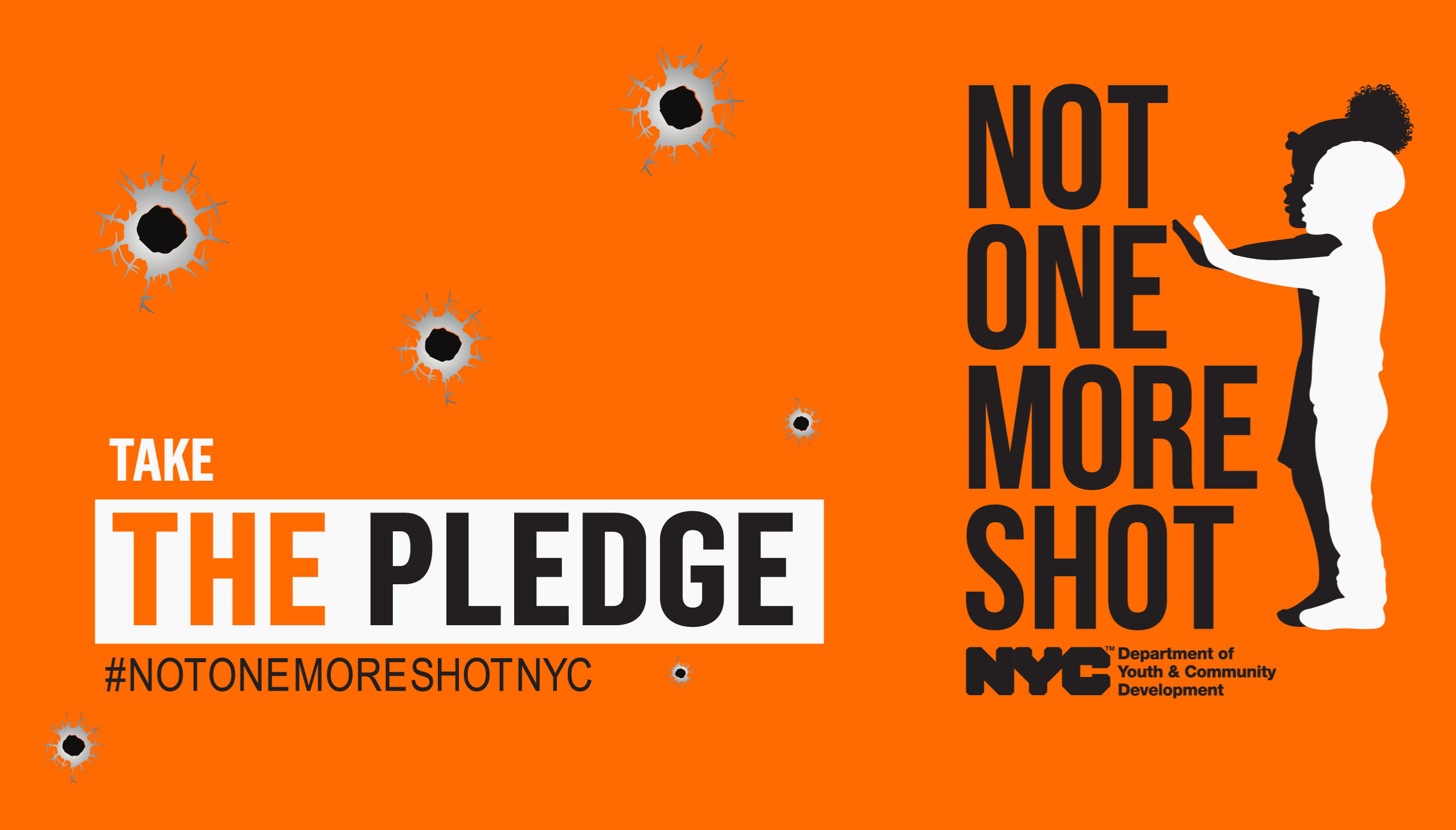 Take the #NOTONEMORESHOT Pledge
                                           