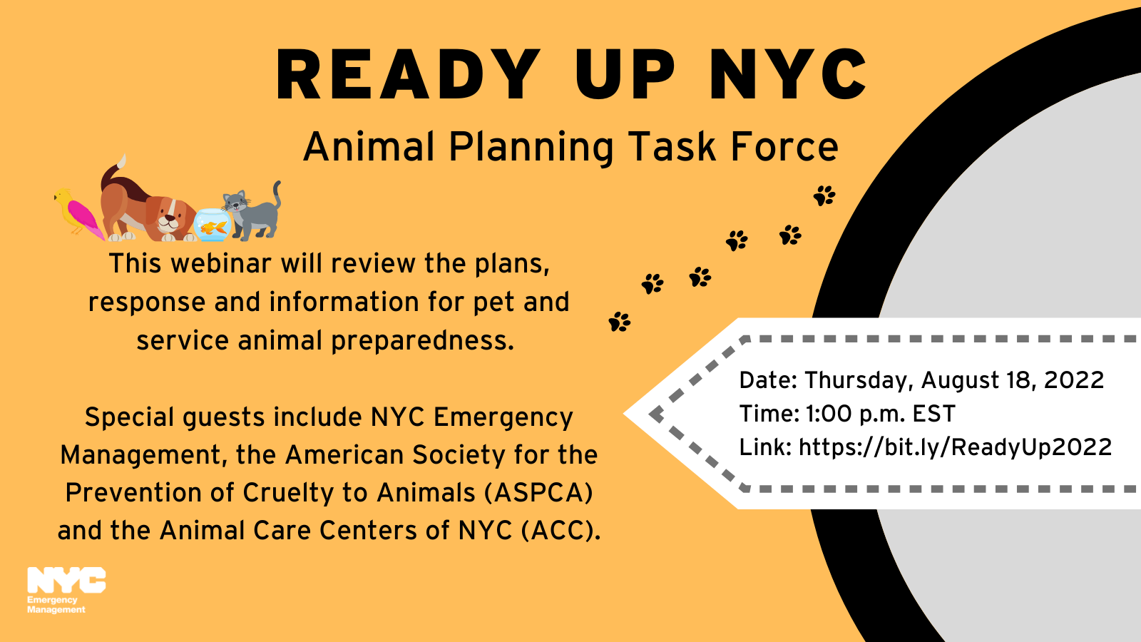 Ready Up NYC August 2022 webinar graphic