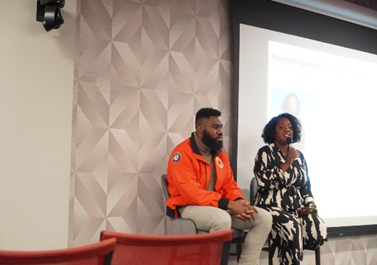 (Left to Right) City Year New York's staff speaking on panel with Chief Equity Officer (CEO) & Commissioner Sideya Sherman.