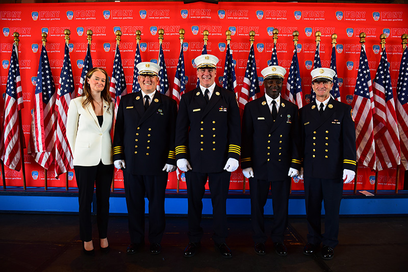 FDNY Swearing-In Ceremony for Chief of Department John Hodgens
                                           
