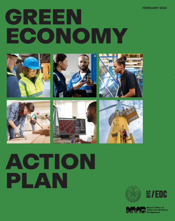 image of the green economy action plan cover