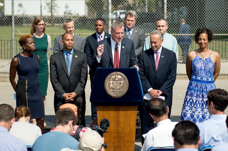 Mayor de Blasio, Senator Schumer Announce $108 Million In Federal Funds To Repair And Protect Sandy-