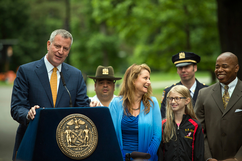 Mayor de Blasio Announces Major Sections of Central Park and Prospect Park Will Become Permanently C