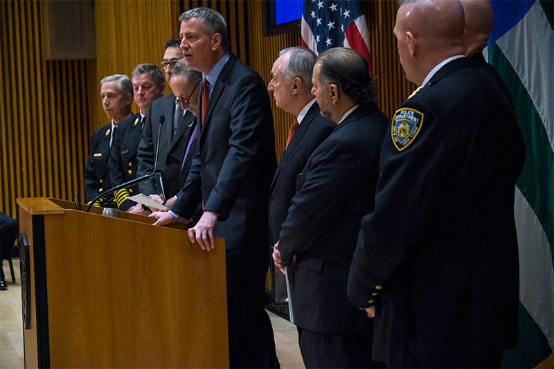Mayor de Blasio and U.S. Senator Schumer Call on White House to Fully Restore Critical Anti-Terror F