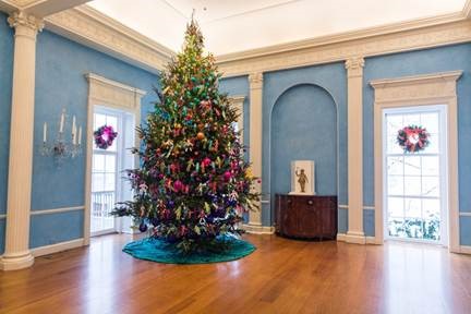 Photo of Holiday Tree in Gracie Mansion