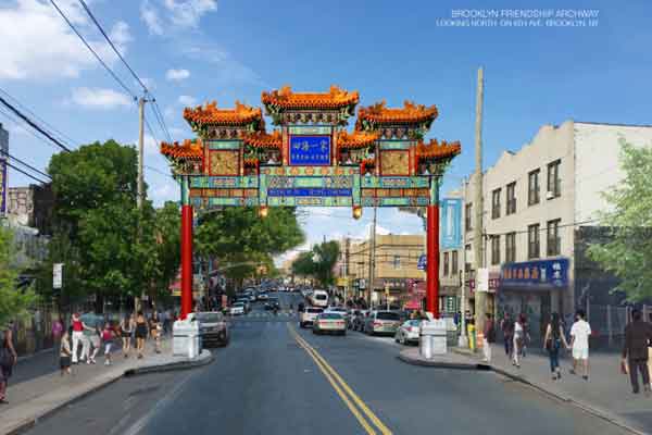 Forty-foot tall archway is an unprecedented gift from Beijing’s Chaoyang District