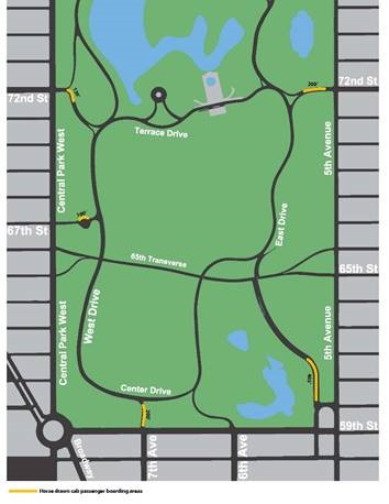 Map of proposed location in Central Park