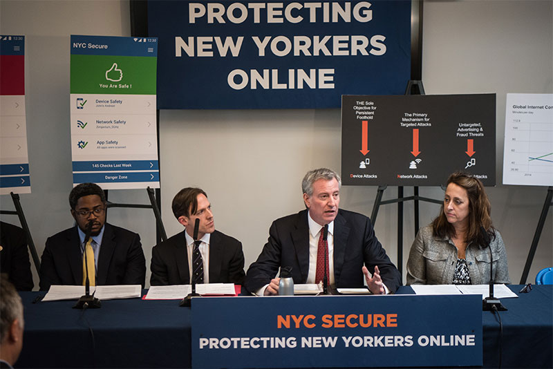 Mayor de Blasio Announces NYC Secure