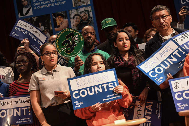 Mayor Bill de Blasio Kicks off New York City's Complete Count Campaign