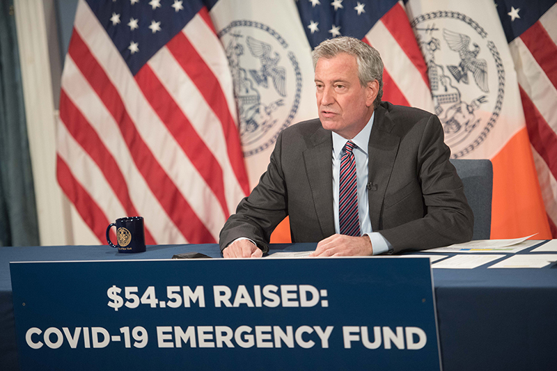 Mayor's Fund Raises $54.5 Million for Frontline Workers and Vulnerable New Yorkers