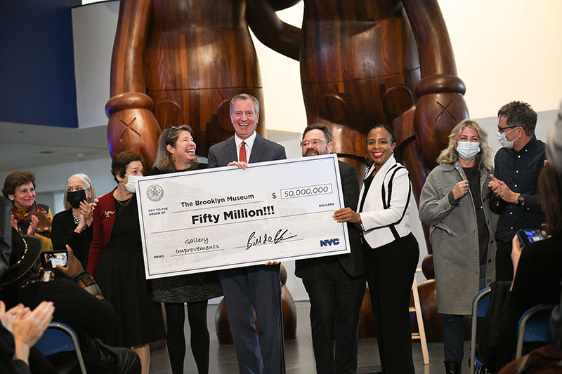 Mayor de Blasio Announces $50 Million Capital Investment in Brooklyn Museum