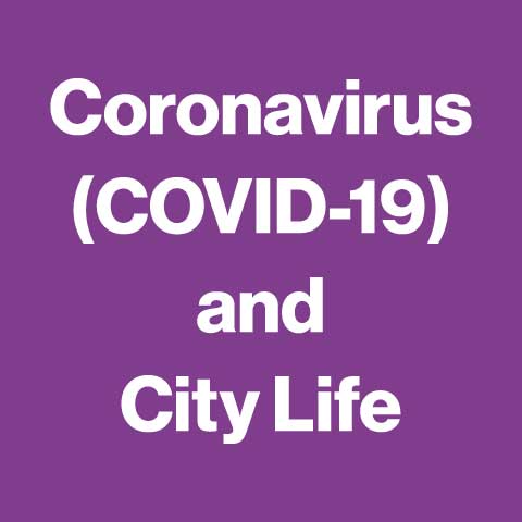 Logo for COVID-19 and City Life
