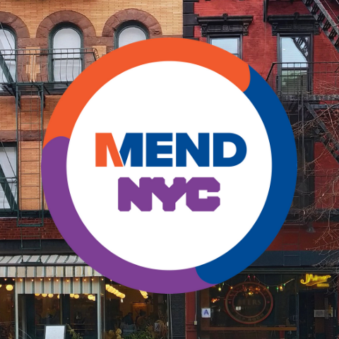 Logo for MEND NYC