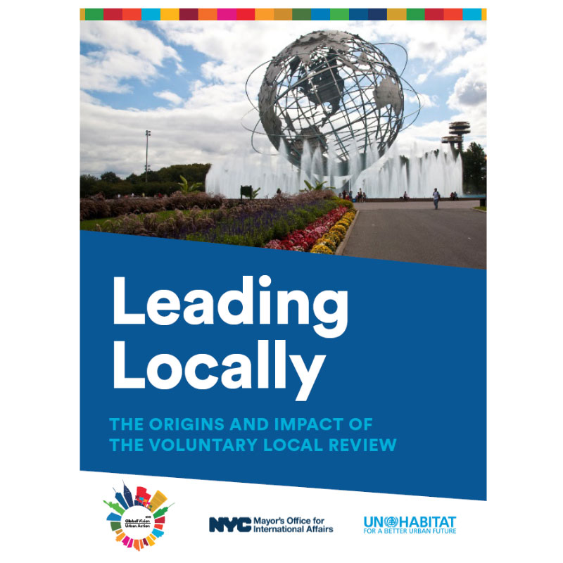 The cover of Leading Locally: The Origins and Impact of the Voluntary Local Review