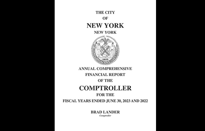 FY 2023 Annual Comprehensive Financial Report cover
                                           