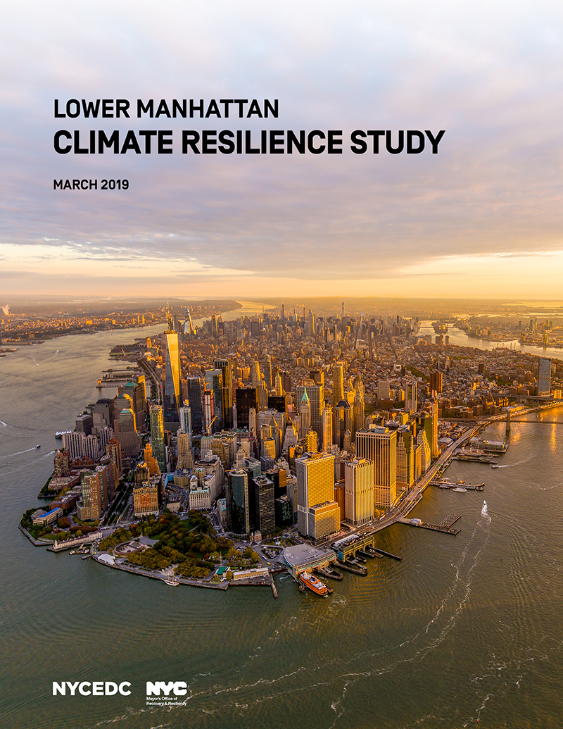 Lower Manhattan CLimate Resilience Study March 2019 report cover
