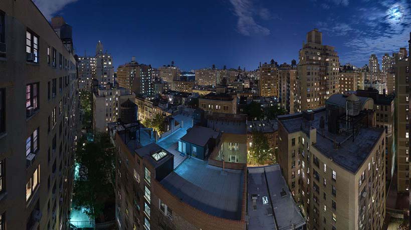 Panoramic View of the Upper West Side at Dusk
                                           
