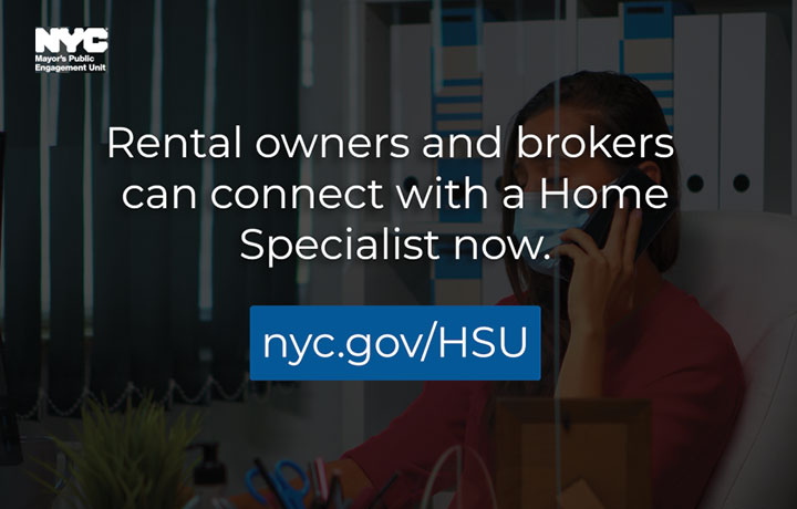 Rental owners and brokers can connect with a Home Specialist now.