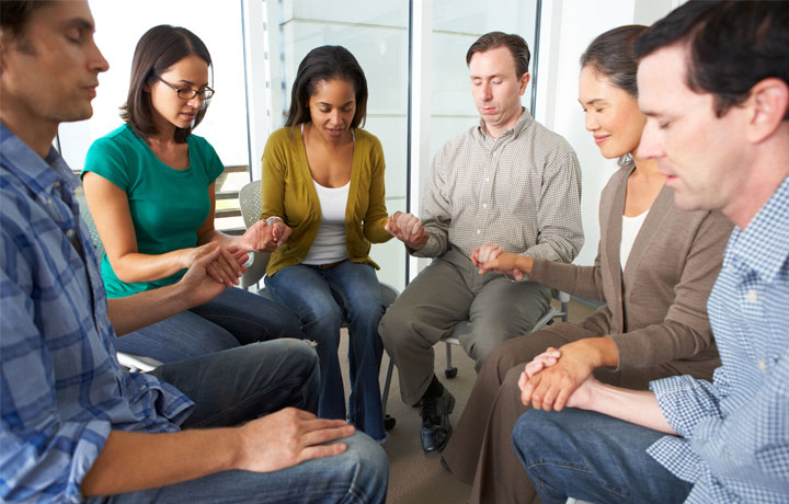 Photo of a support group
                                           
