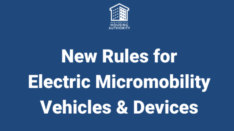 New Rules Regarding Electric Micromobility Vehicles and Devices
                                           