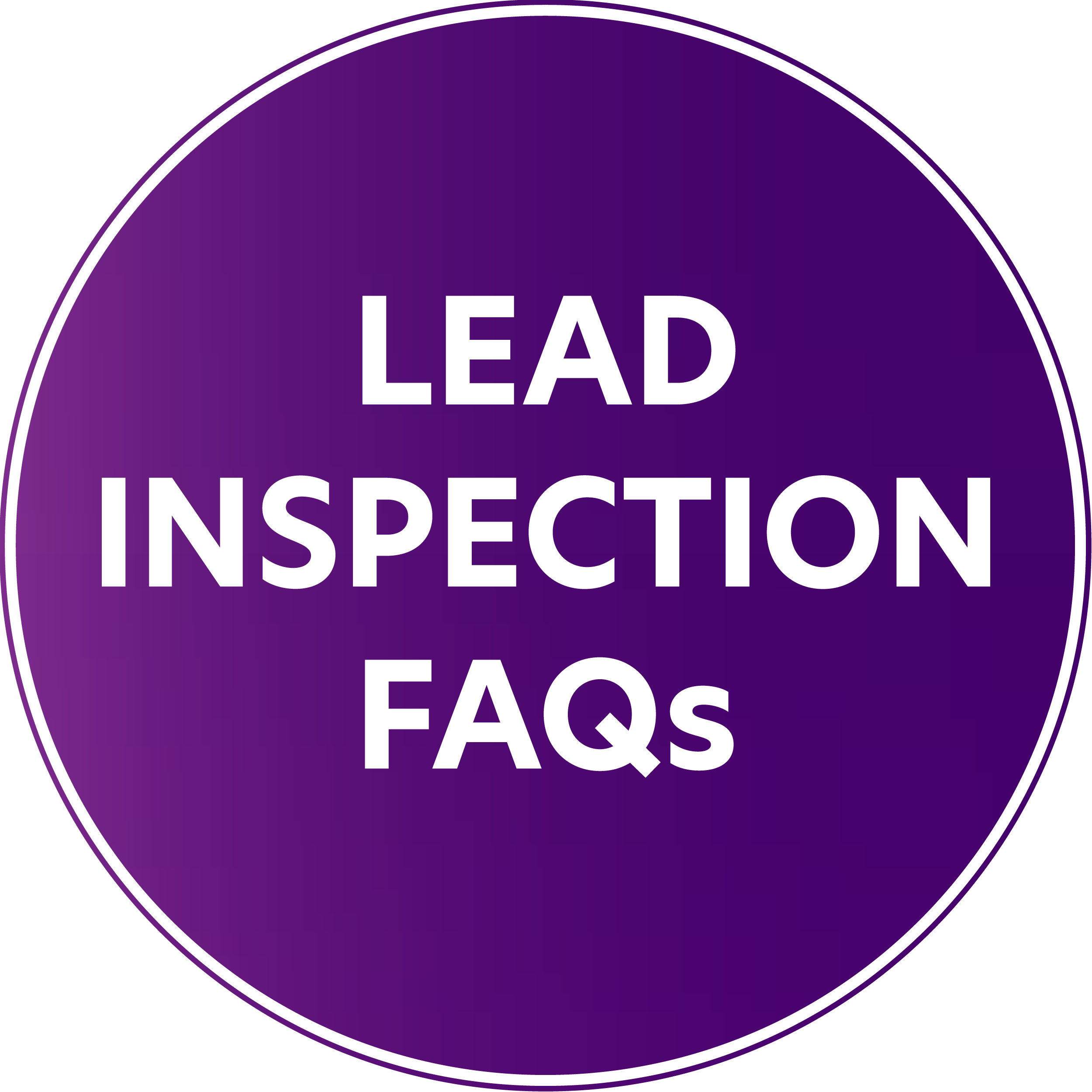 Lead Inspections FAQs